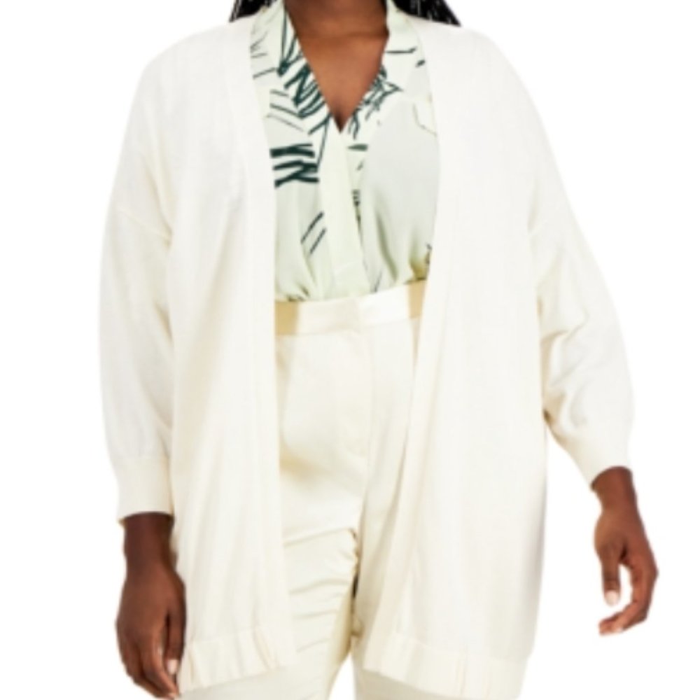 Alfani - Cream Cardigan 3X Size (Women)